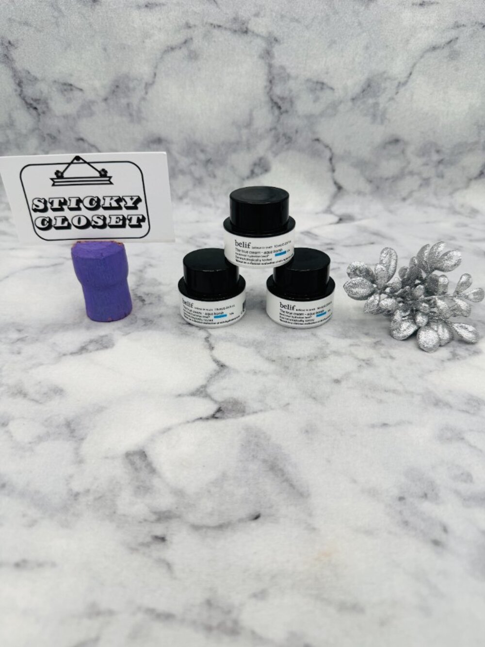 Belif Skincare Set,The True Cream Aqua Bomb Increase Hydration Level-3pc-NEW